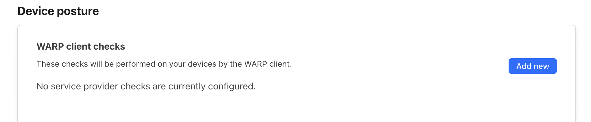 Cloudflare One Warp Client Settings