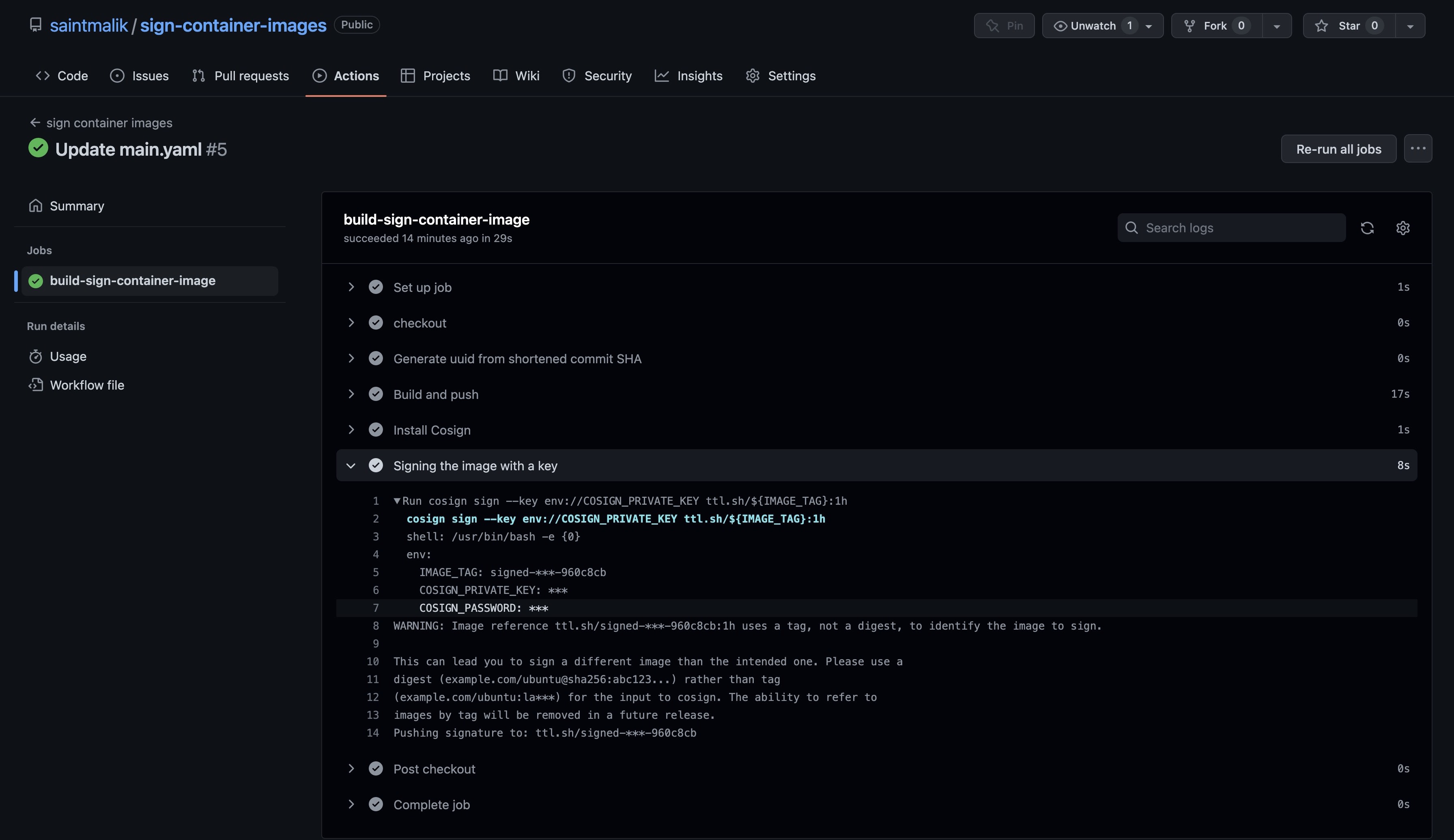 sign container images github